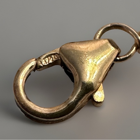 14K GF Necklace Cascading Freshwater Pearls & Faceted Crystals Multicolored - Picture 5 of 10